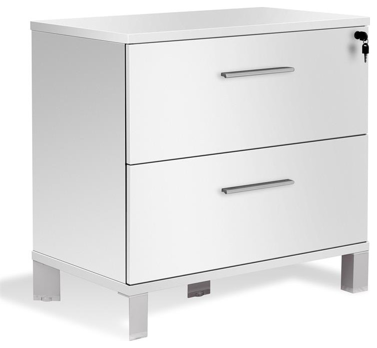 Jesper 500 Lateral File Cabinet White Lacquer Contemporary Filing Cabinets By Homesquare