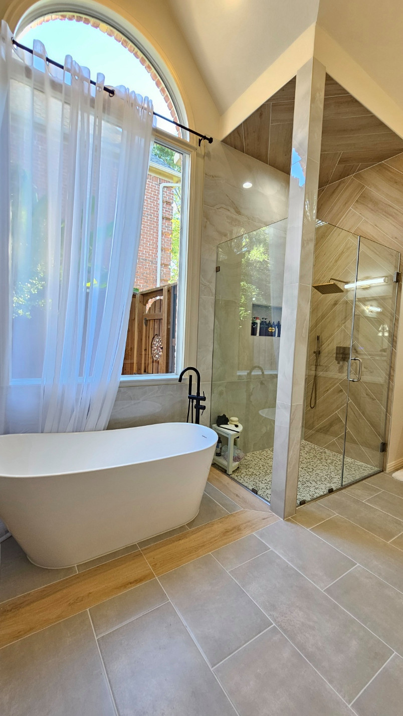 Plano TX - Full Master Bathroom Remodeling