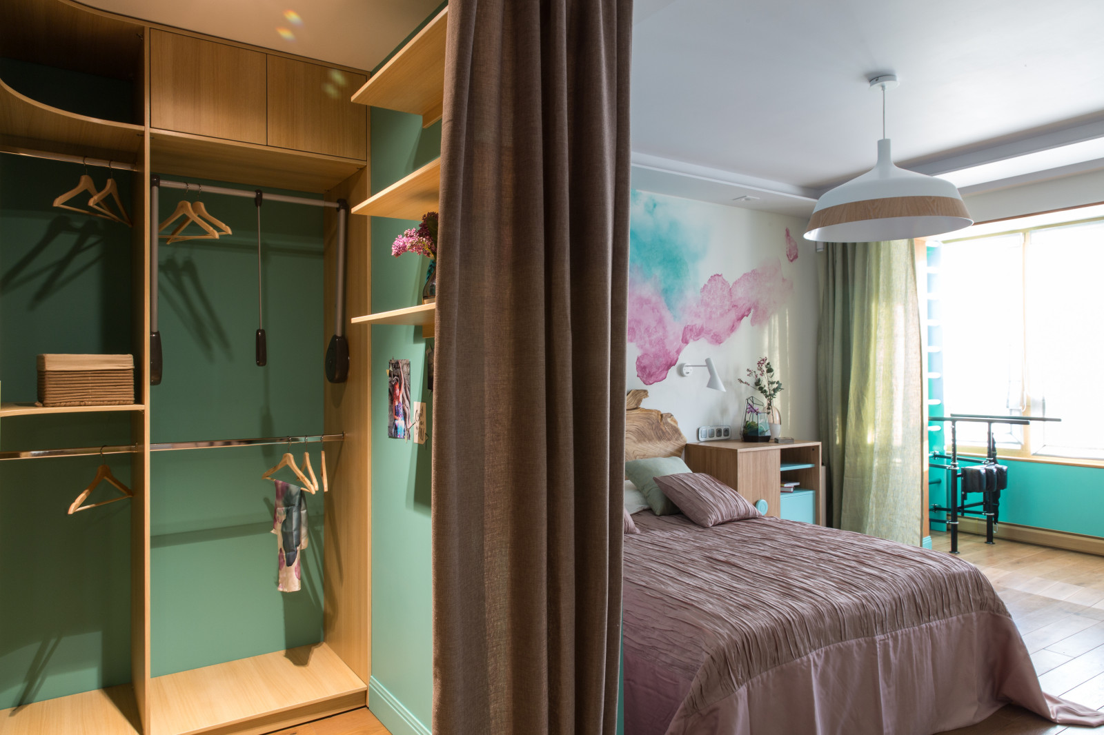 Квартирный вопрос "Спальня в цветных облаках"