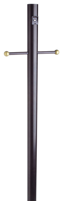 Outdoor Lamp Post With Cross Arm And, Outdoor Black Light Post Photo Eye Replacement
