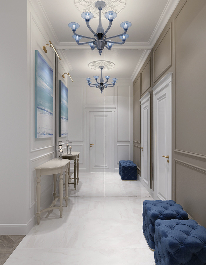 Проект квартиры в стиле неоклассика