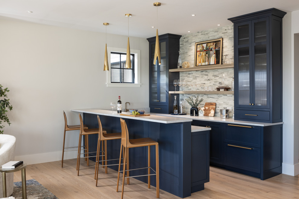 Ninigret Pond Haven - Beach Style - Home Bar - Providence - by Sweenor ...