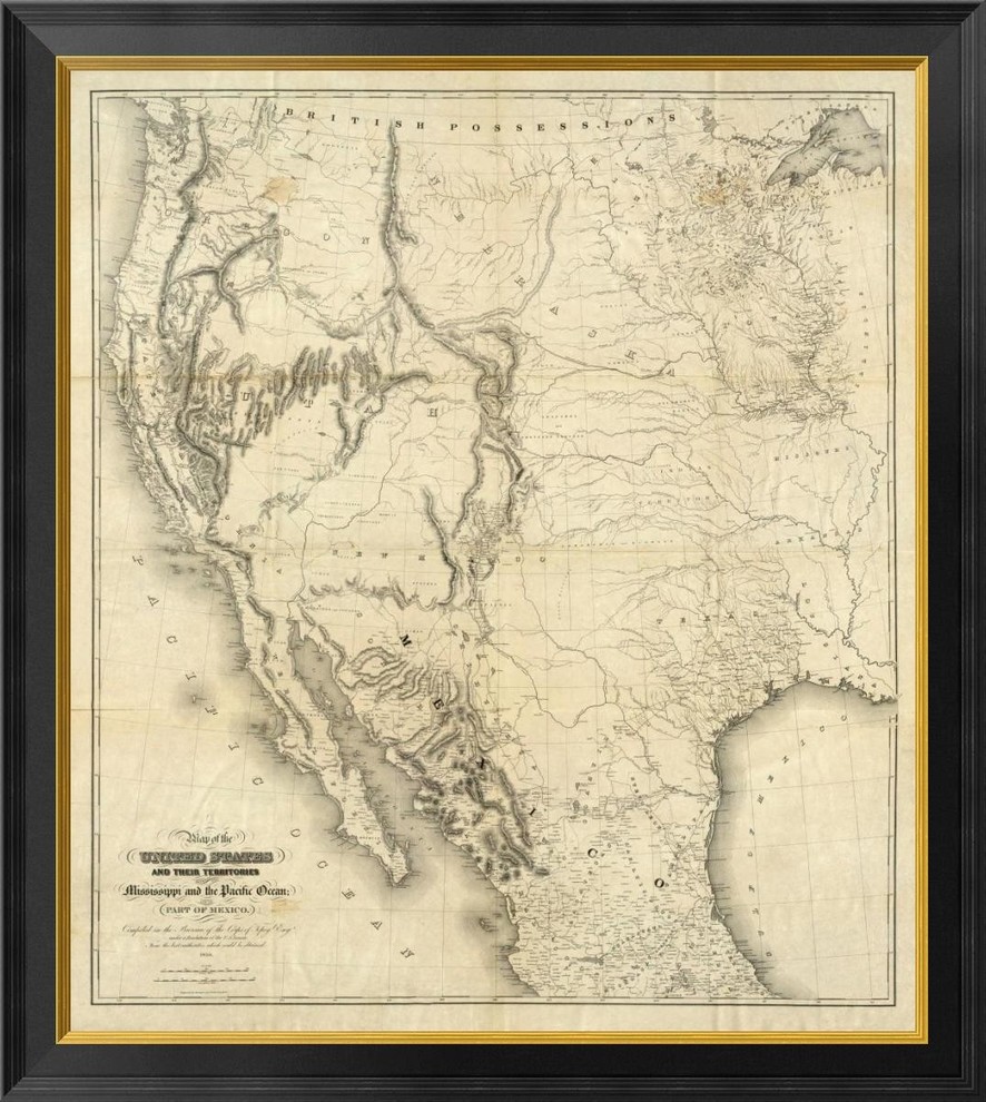 quot Map of The United States 1850 quot - Home Design 