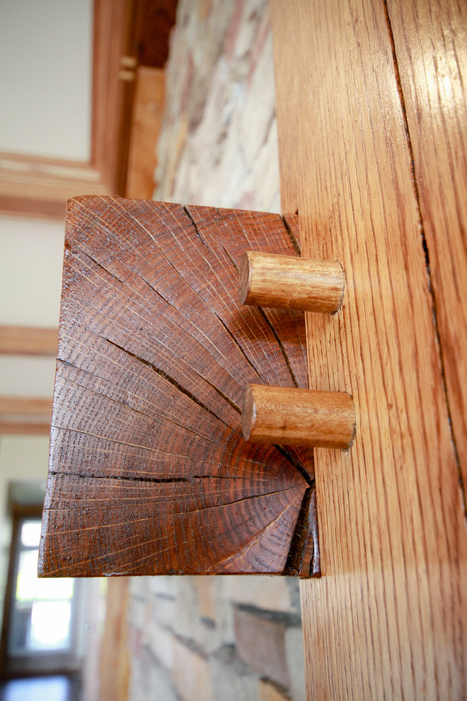 Timber Frame House Addition on Ridge Road