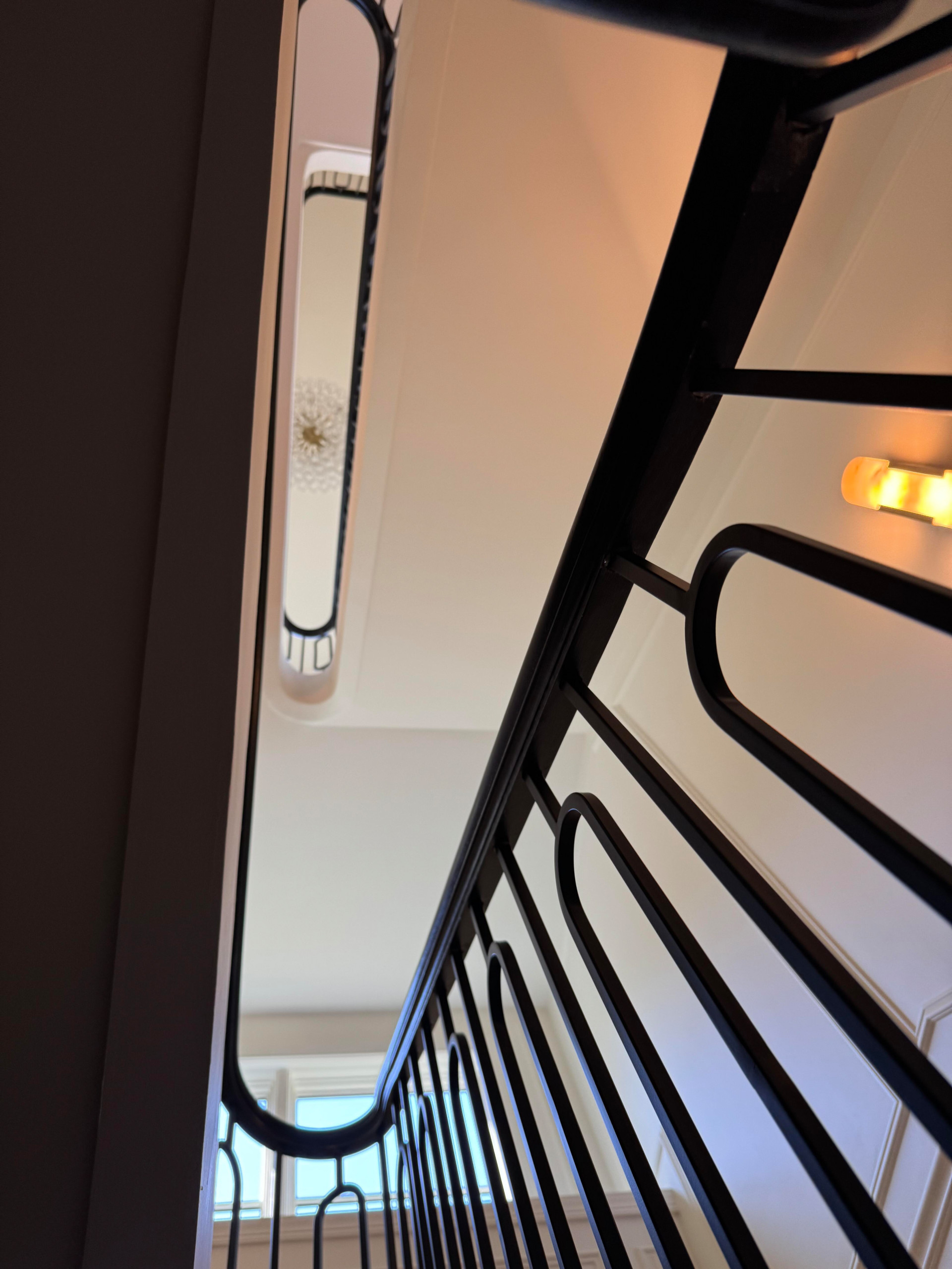 134_Stunning Straight Stair with an Elliptical Twist, McLean, VA 22101