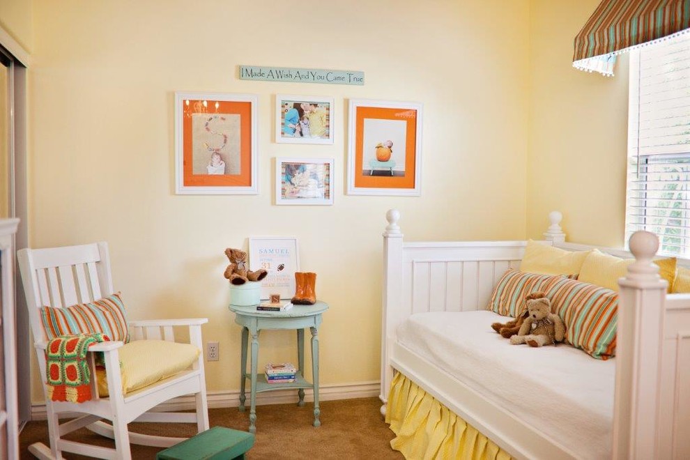 This is an example of a traditional kids' room in San Diego.