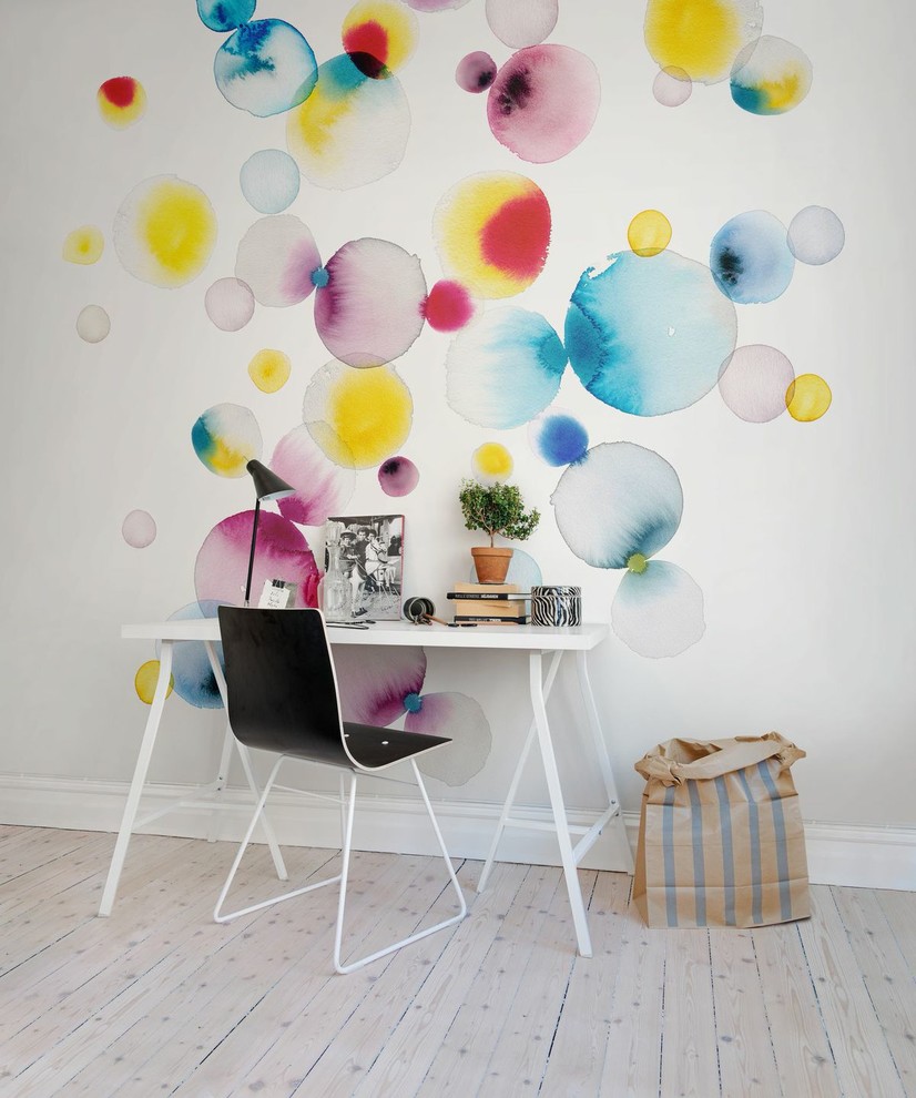 Inspiration for a modern home office remodel in Gothenburg