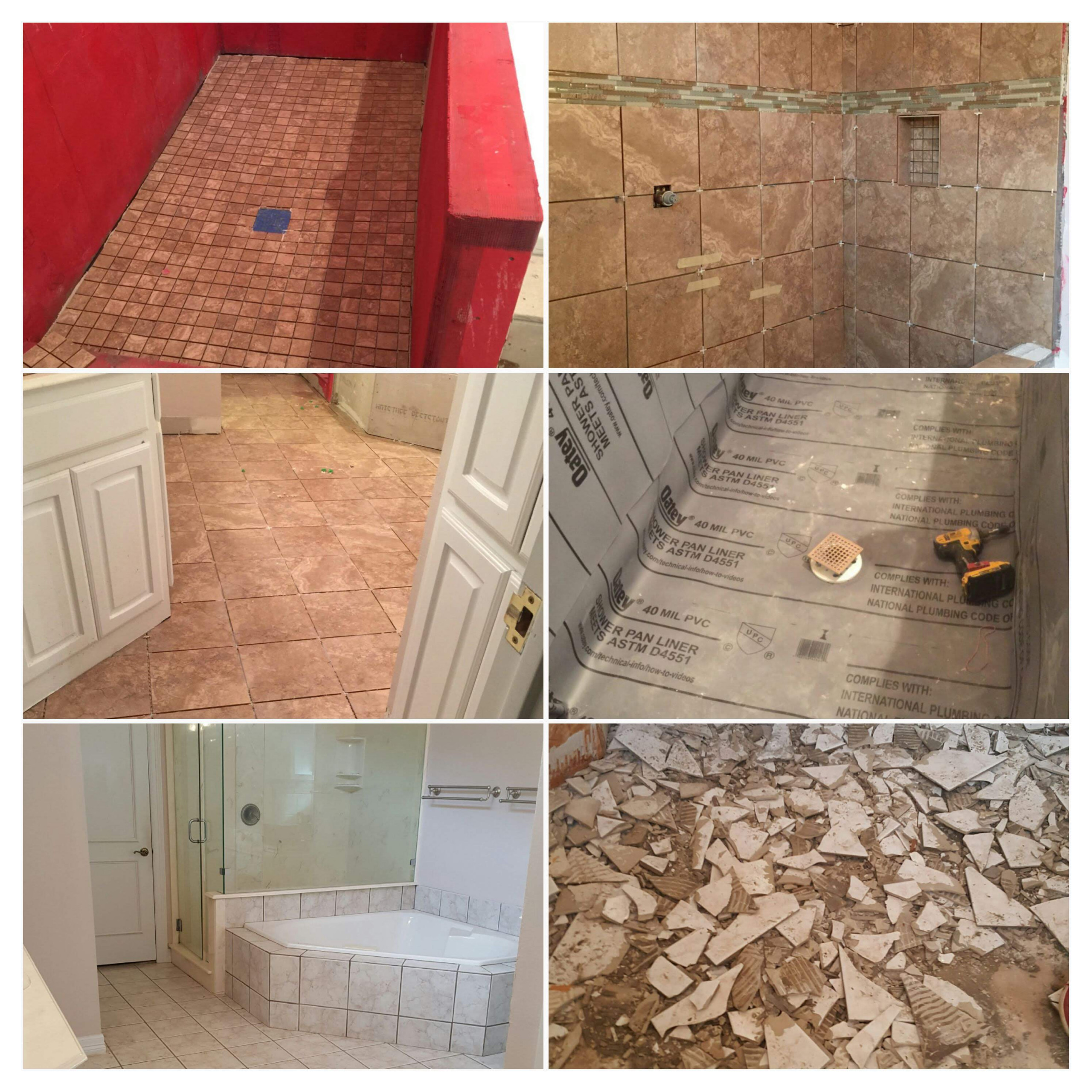 Tub to shower conversion