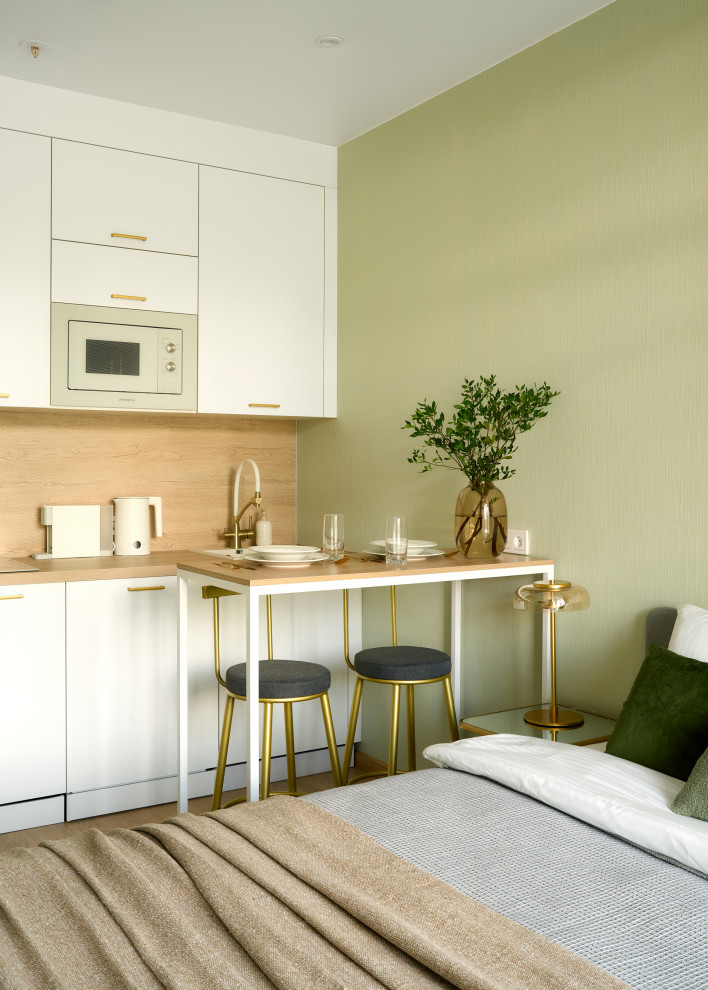 Квартира — студия по дизайн проекту Екатерины Тагировой. Санкт-Петербург