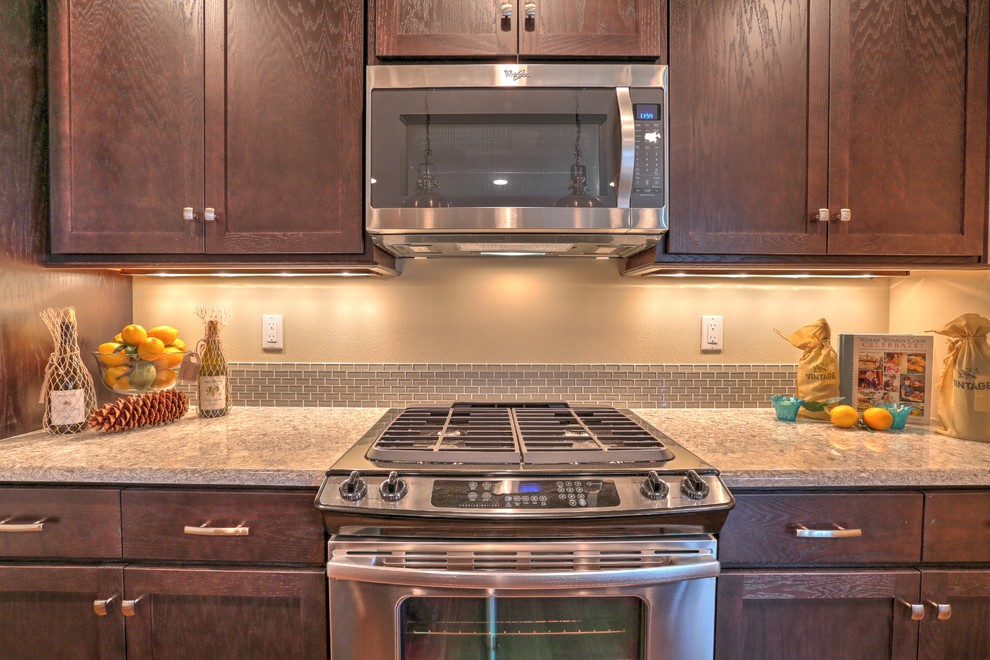 Kitchen - rustic kitchen idea in Seattle