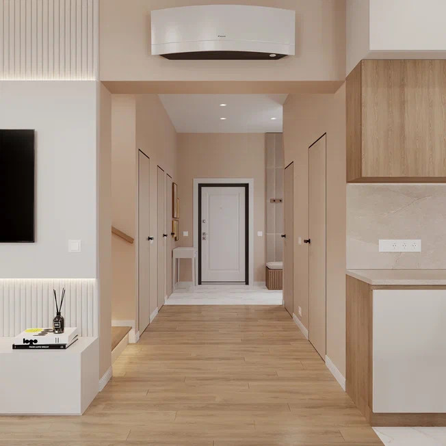 Ремонт двухэтажного коттеджа общей площадью 150 м2