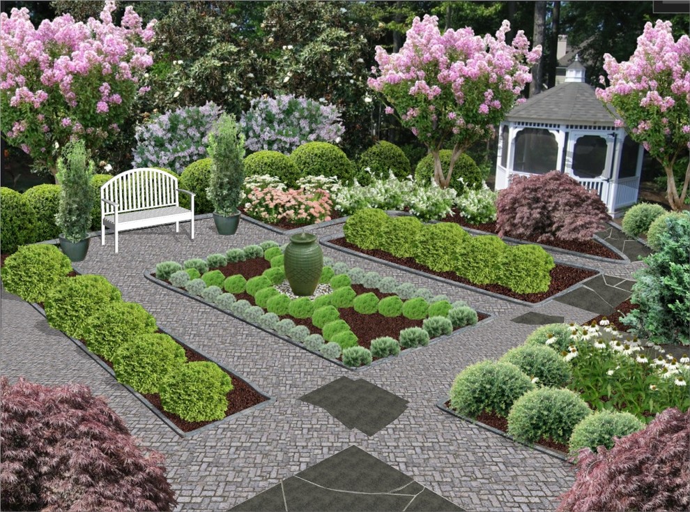 Colonial & Formal Style Gardens