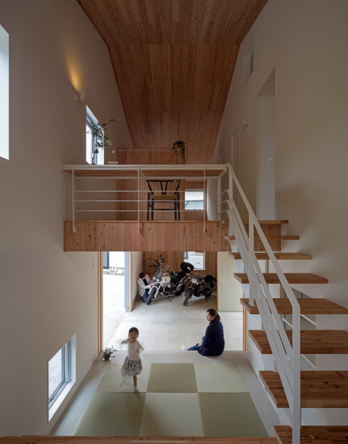 久山の家 contemporain-garage