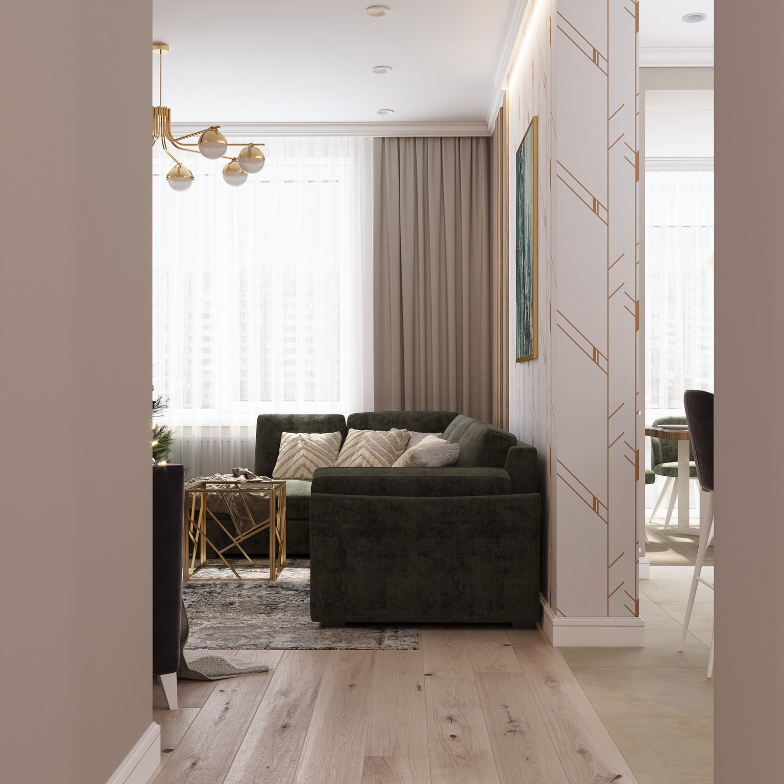 Трехкомнатная в ЖК Перспектива