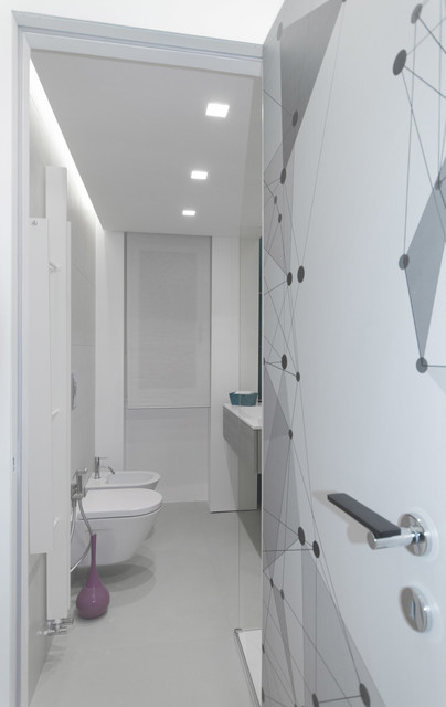 BAGNO DESIGN GARBATELLA minimalistisch-badezimmer