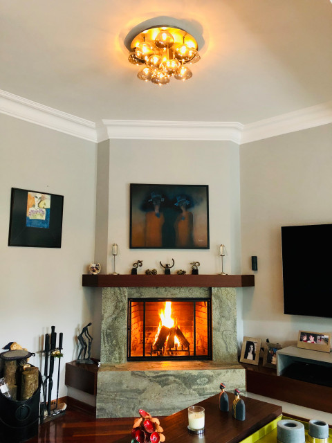 Fire Place rustic-living-room