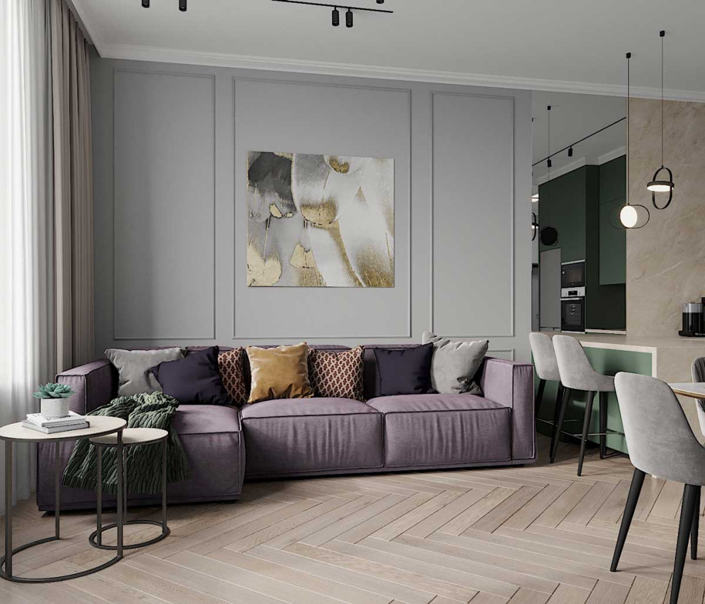 Просторная гостиная