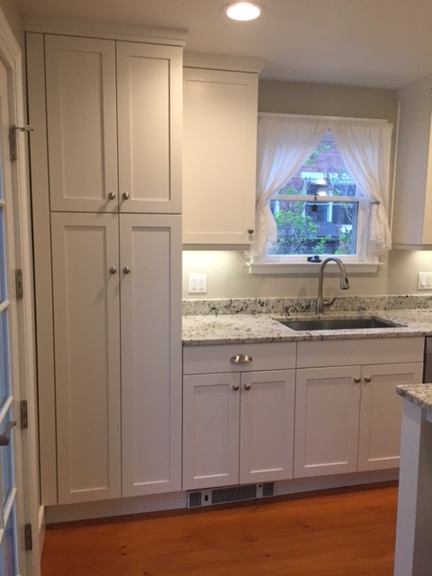 Inspiration for a transitional kitchen remodel in New York