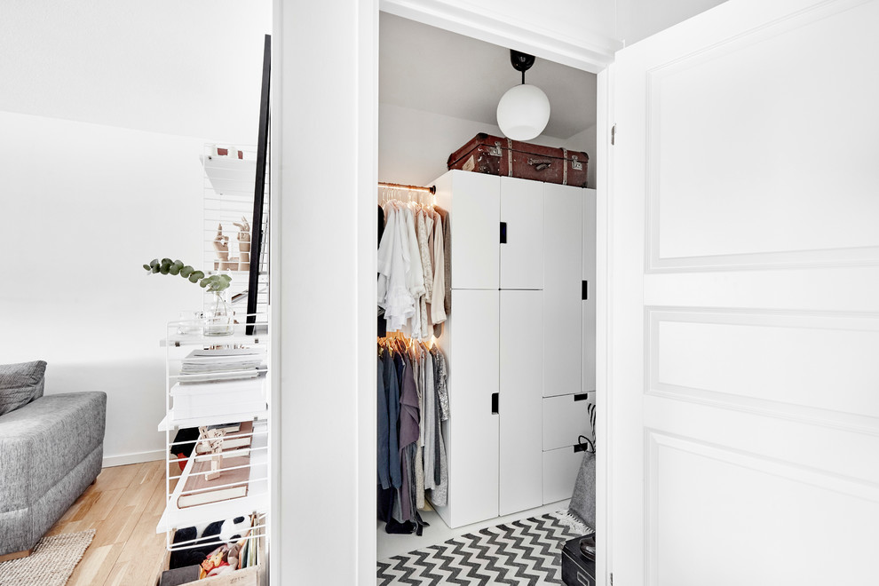Design ideas for a scandinavian storage and wardrobe in Other.