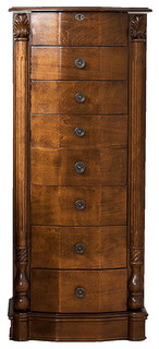 Antoninette Jewelry Armoire Walnut Traditional Antoninette Jewelry Armoire Walnut