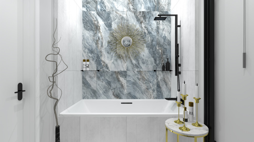 ДОМ В РОСЛАВЛЕ В СИНИХ ОТТЕНКАХ