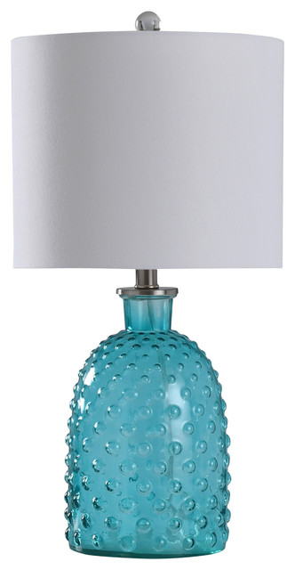 Image showcasing Textured Glass Table Lamp - Contemporary - Table Lamps - by StyleCraft ...