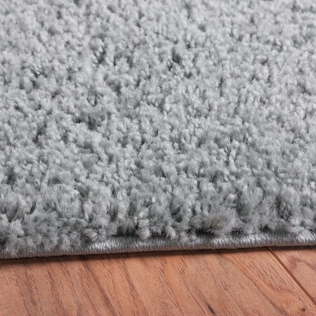 Well Woven Madison Shag Plain Light Blue Scandinavian 2'x3' Area Rug, 2 ...