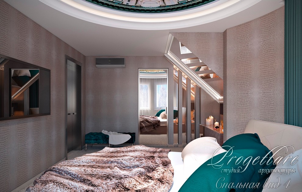 Загородный дом с двухсветной гостиной