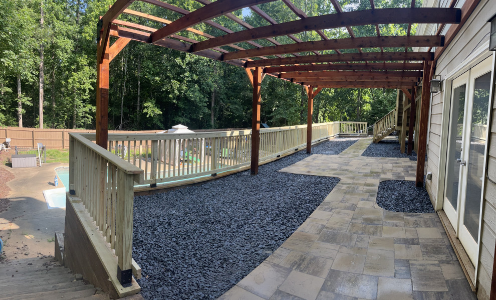 Powder Springs Deck, Pergola and Swings