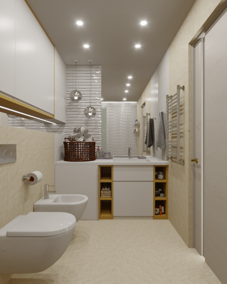 ЖК Бриз 3-х комнатная квартира (Дизайн проект)