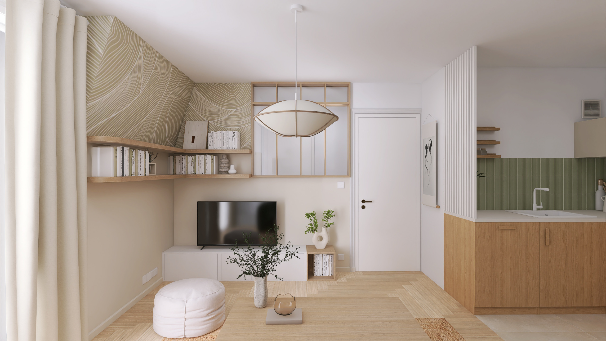 Projet Brétigny - pièce de vie