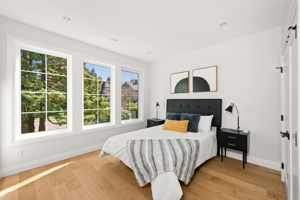 Inspiration for a transitional home design remodel in Vancouver