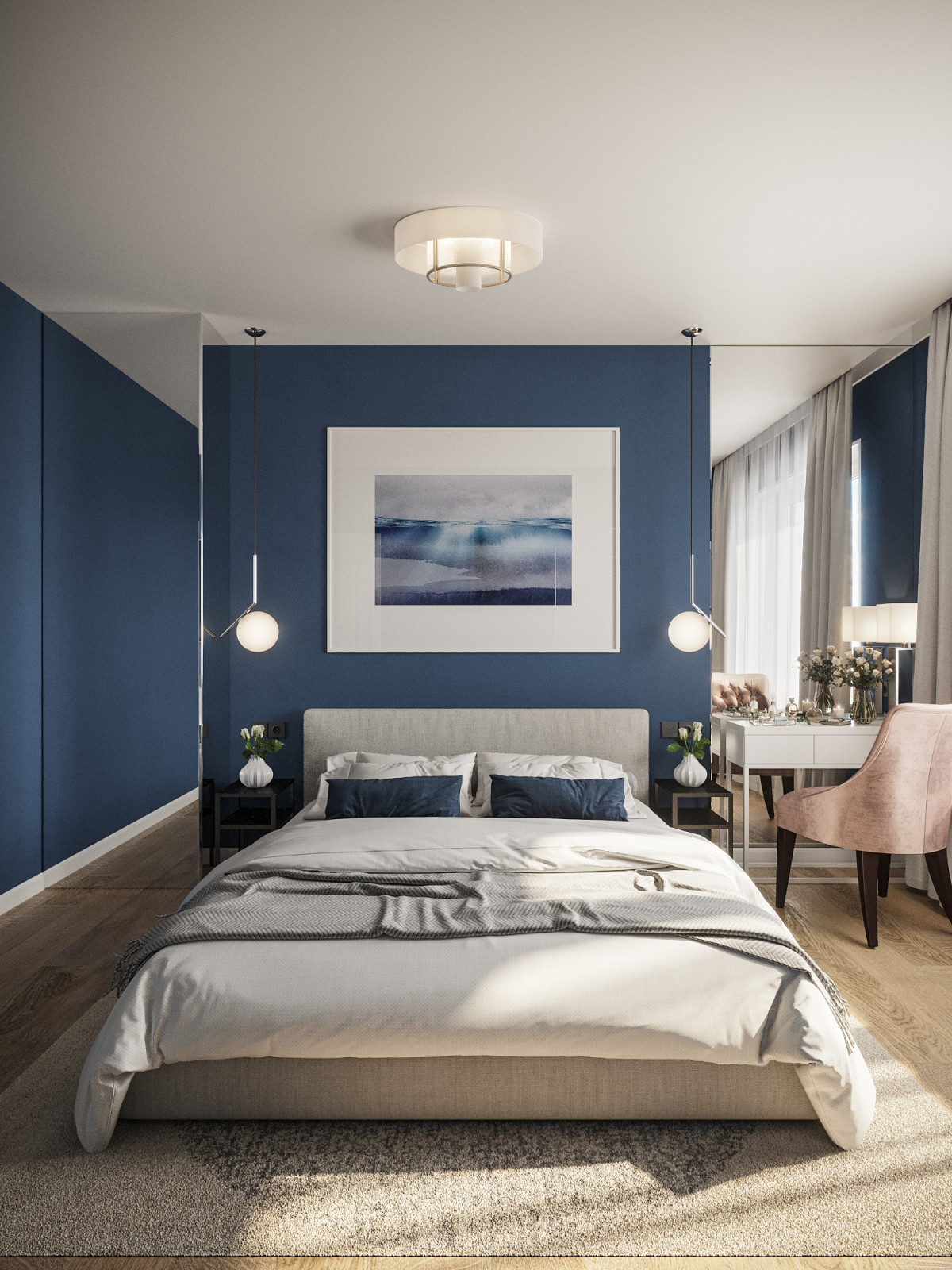 Двухкомнатная квартира 55 м.кв.