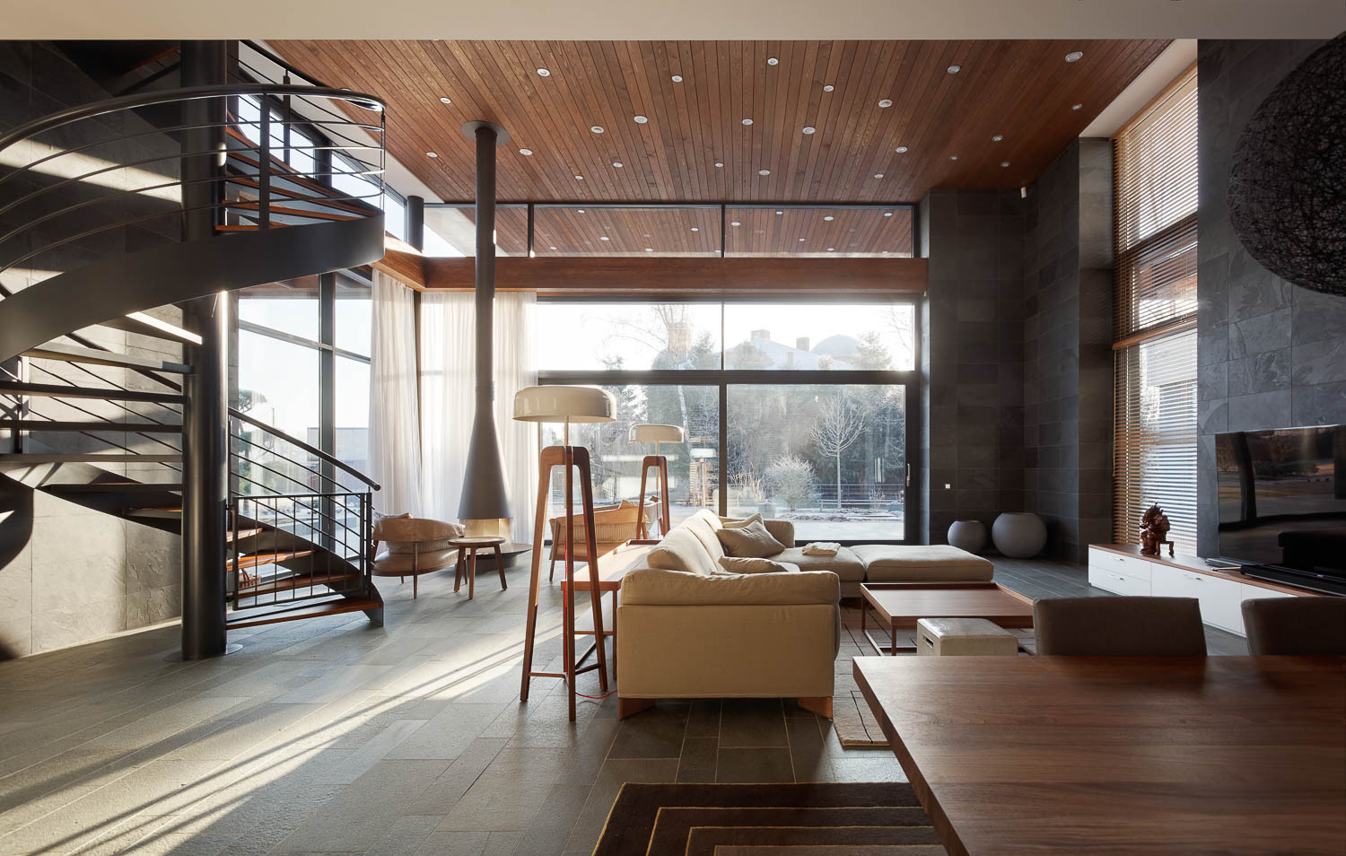 Hampton - современный загородный дом в стиле минимализм.