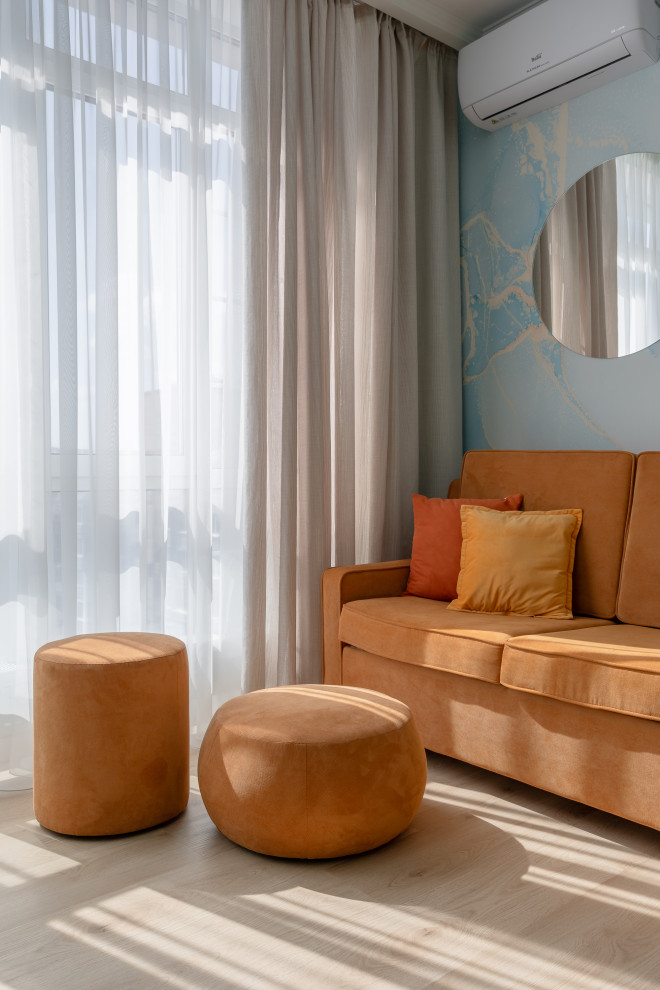 Реализованный проект яркой квартиры в ЖК "Мичурин"