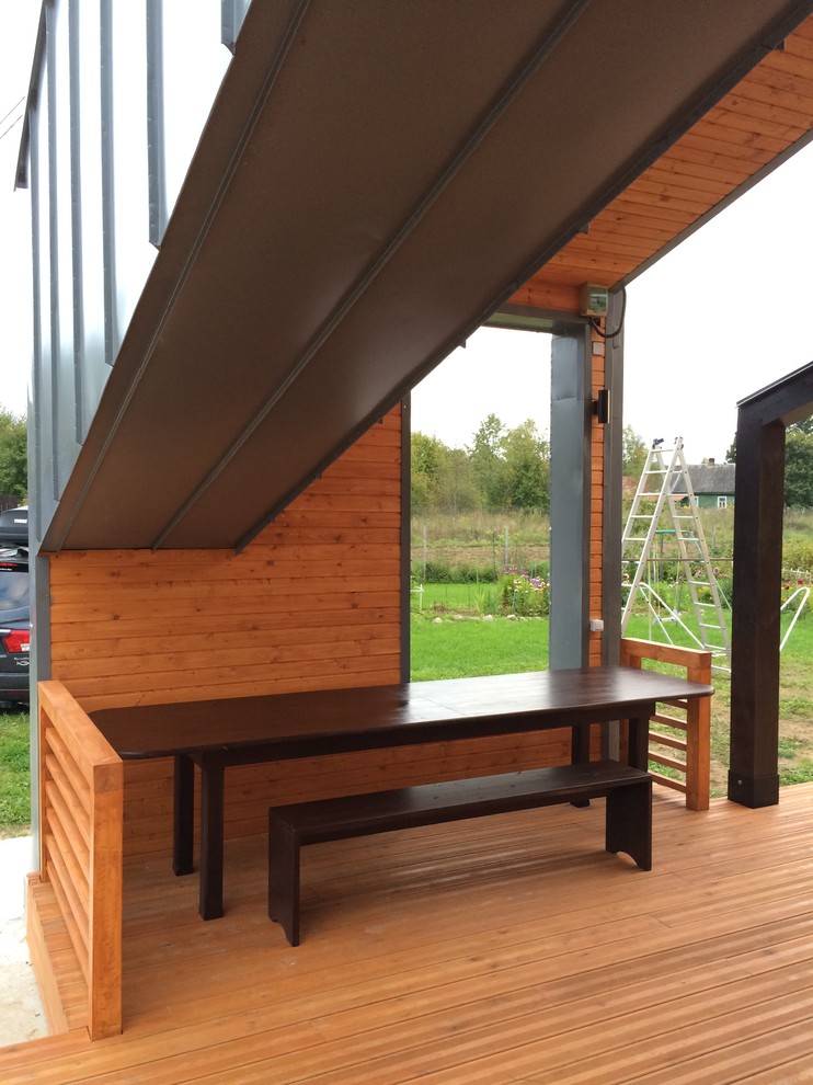 Деревенский дом в современном стиле