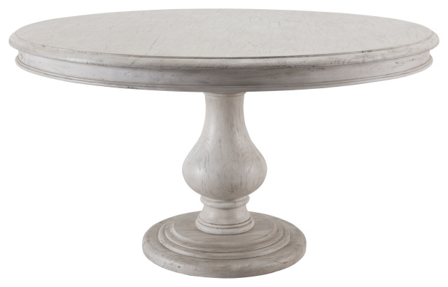 Adrienne 54 Round Dining Table By, French Country White Round Dining Table