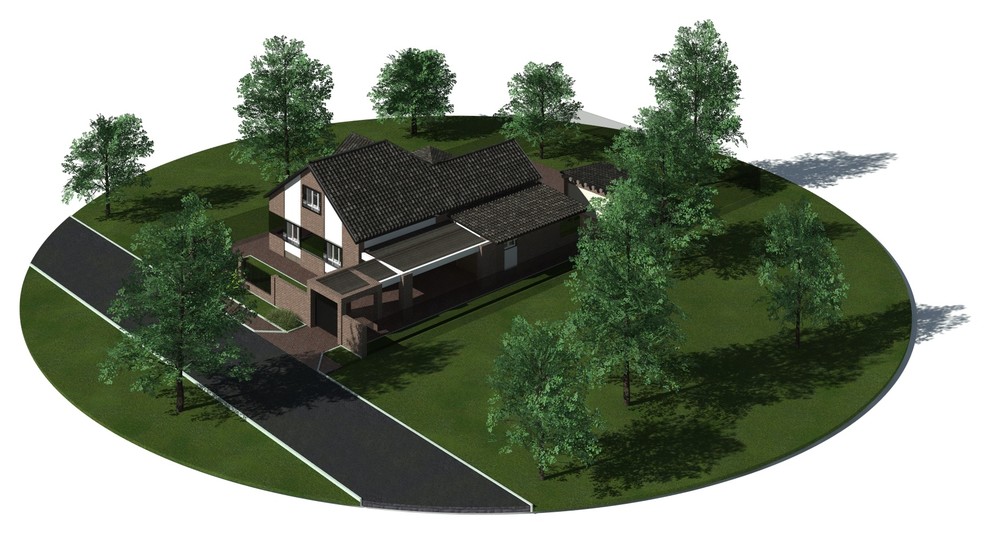 Концепция. Реконструкция фасадов частного дома в г. Тимашевск