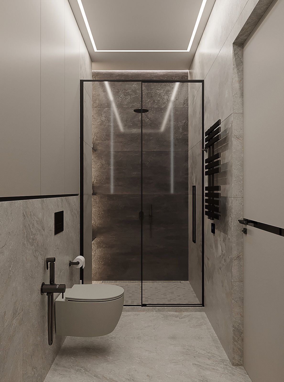 2023г. Интерьер квартиры 134 м2 в ЖК "Чикаго"