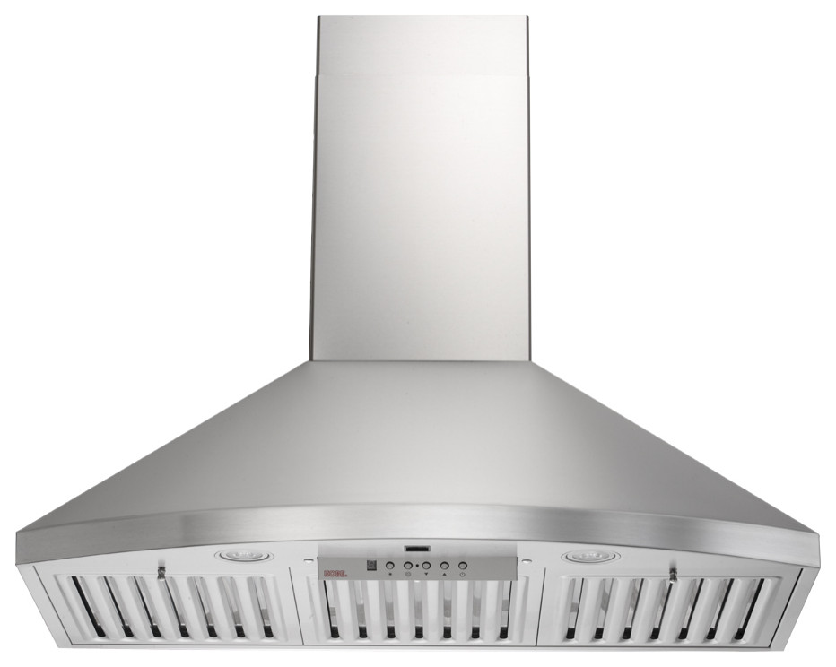 KOBE 600 CFM HandsFree Fully Auto Wall Mount Range Hood Contemporary