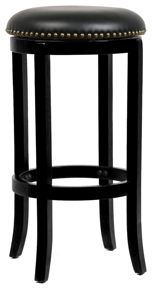 Cordova Swivel Stool, 29" Transitional Bar Stools And Counter