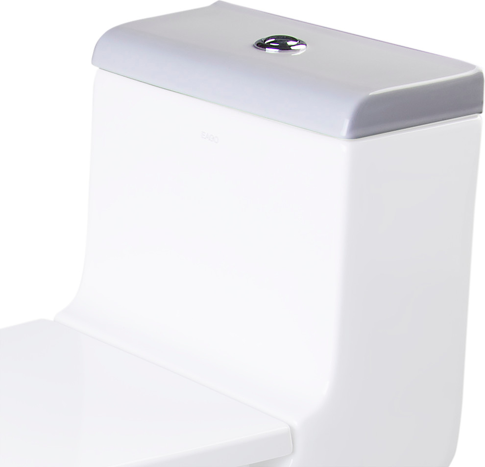 EAGO R356LID Replacement Ceramic Toilet Lid for TB356 Contemporary Toilet Handles And