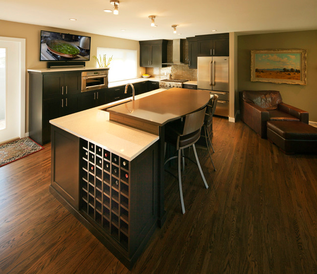 Example of a kitchen design in Calgary