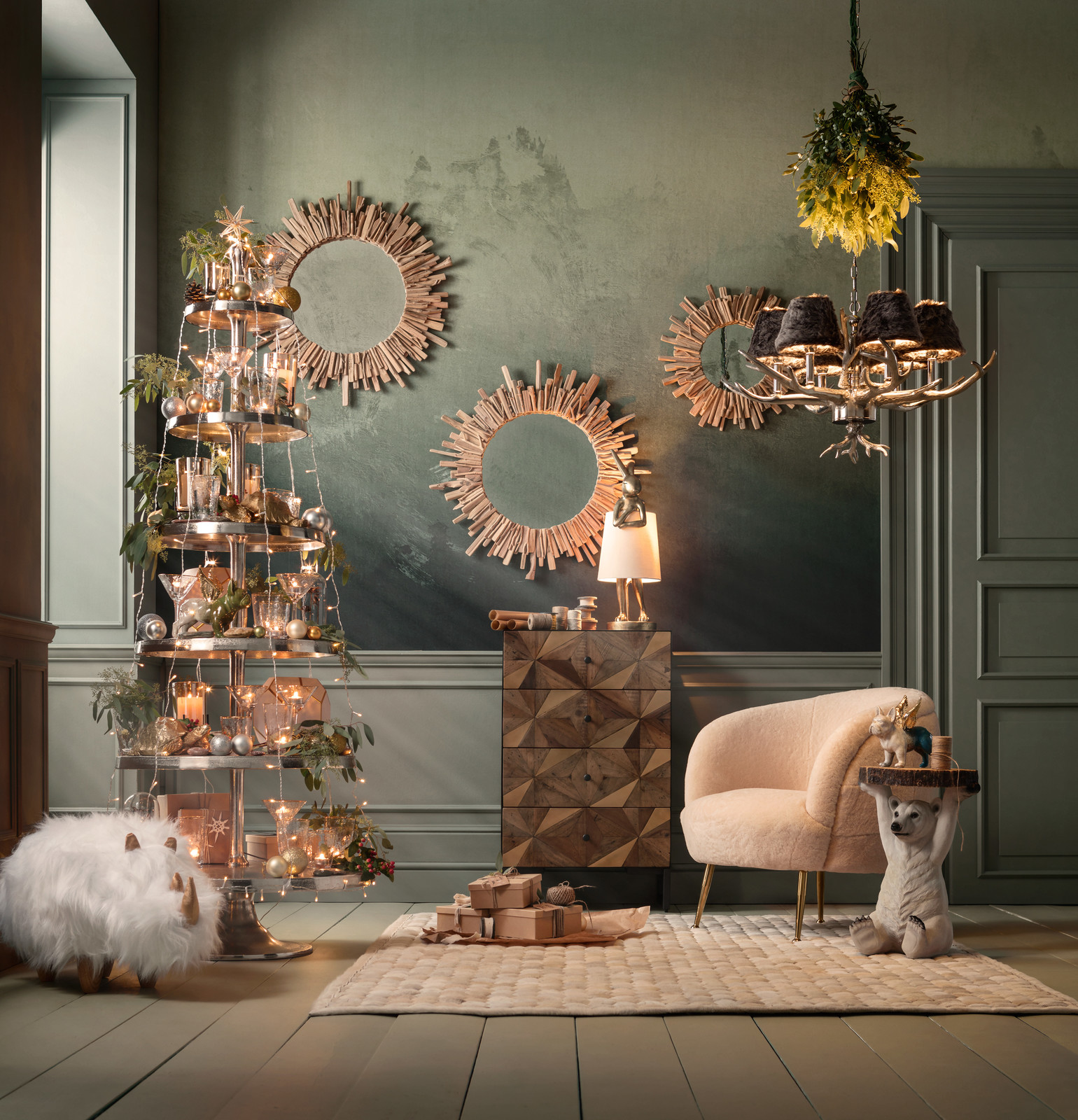 Интерьер COZY CHRISTMAS