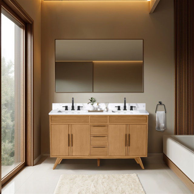 Avanity Taylor 60" Bath Vanity Only - Midcentury - Bathroom Vanities ...