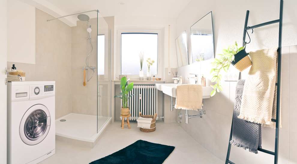 Nordisches Badezimmer in Sonstige