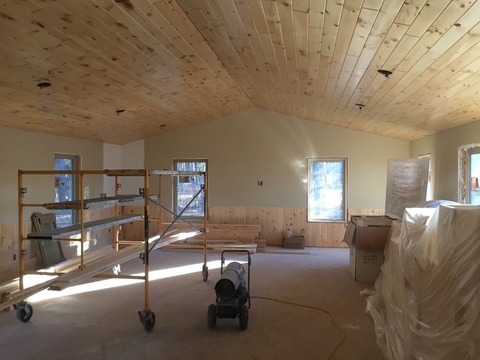 Home design - rustic home design idea in Minneapolis