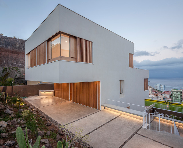Casa Chris contemporaneo-facciata