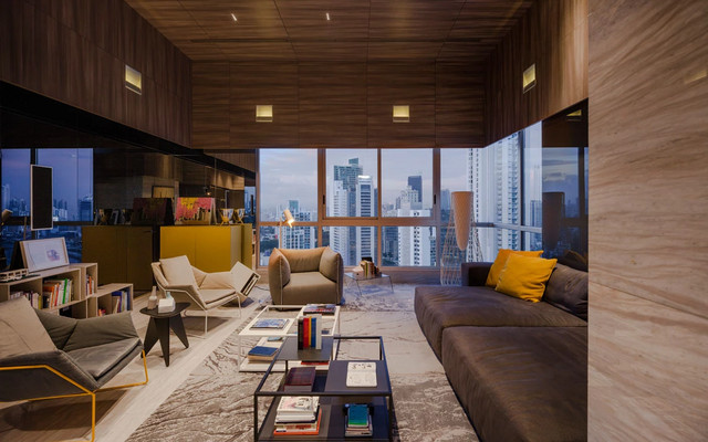 Residencia MR modern-vardagsrum