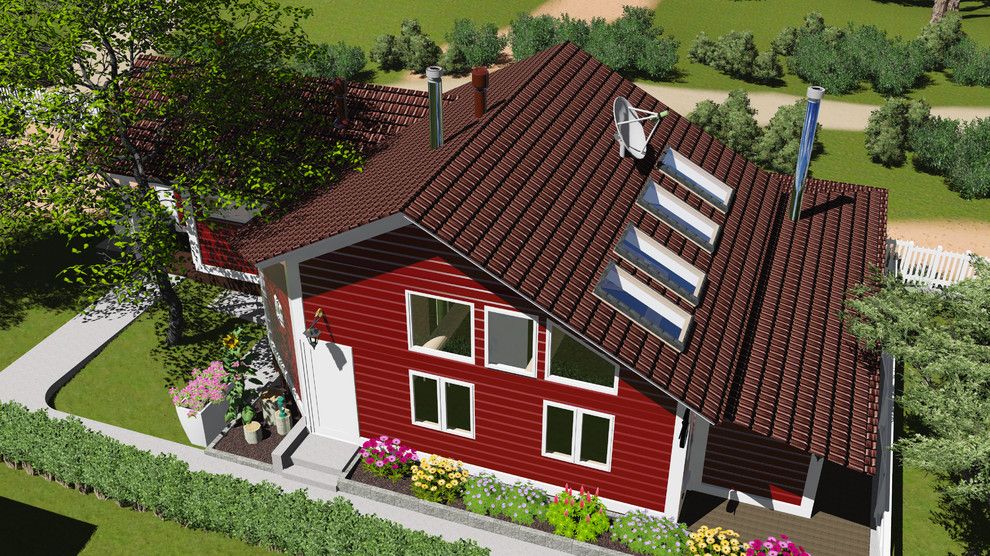 Проект реконструкции дома. Финский стиль. Второй комплекс.